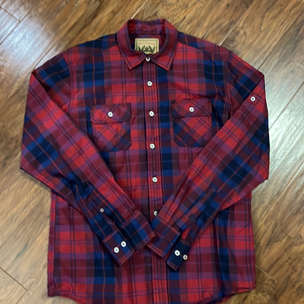 Red Camel Button Up